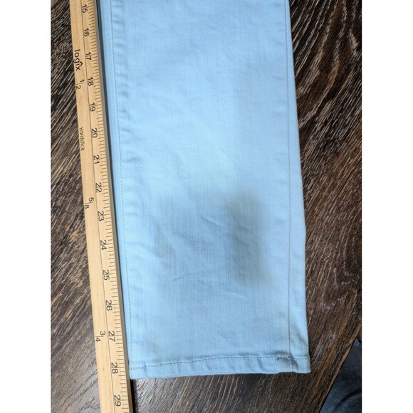 Talbots Slim Ankle Jeans Womens 8 Light Blue Stretch 5 Pocket Ankle Length Denim - Picture 7 of 7